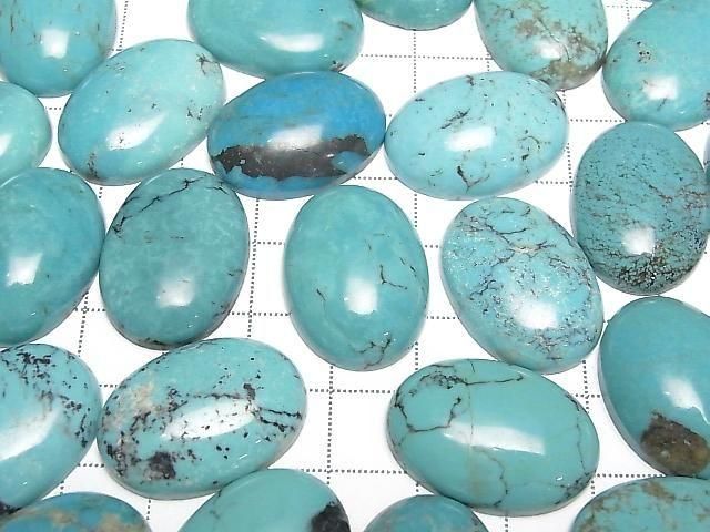 Turquoise AA++ Oval Cabochon 25x18mm 1pc