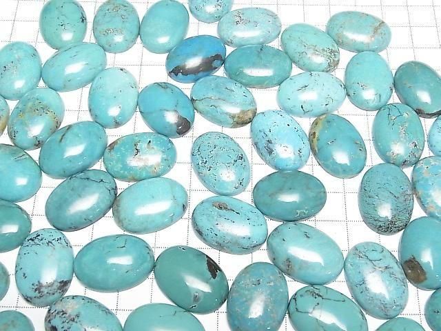 Turquoise AA++ Oval Cabochon 25x18mm 1pc