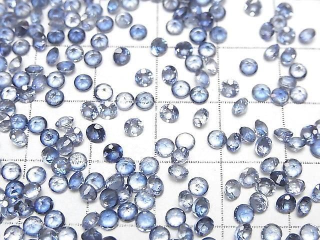 High Quality Blue Mystic Topaz AAA Loose Stone Round Faceted 3x3mm 10pcs