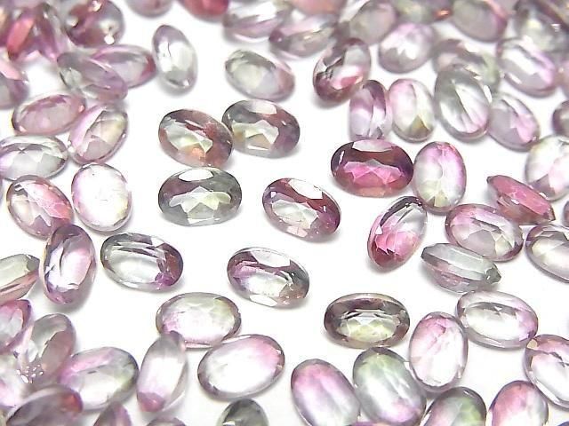 High Quality Mystic Topaz AAA Loose Stone Oval Faceted 6x4mm 5pcs