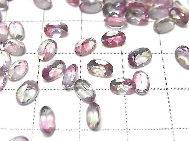 High Quality Mystic Topaz AAA Loose Stone Oval Faceted 6x4mm 5pcs