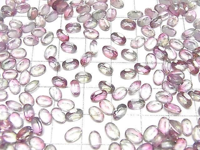High Quality Mystic Topaz AAA Loose Stone Oval Faceted 6x4mm 5pcs