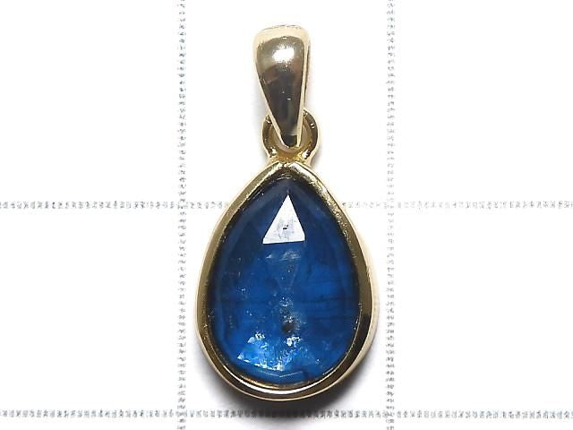 Indigo Blue Kyanite AA++ Pendant 18KGP NO.12 [One of a kind]