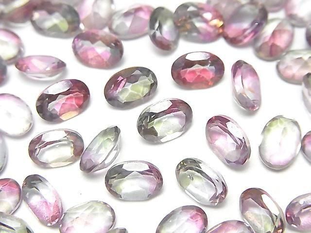 High Quality Mystic Topaz AAA Loose Stone Oval Faceted 7x5mm 5pcs