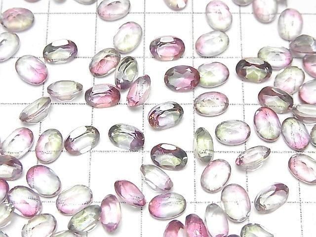 High Quality Mystic Topaz AAA Loose Stone Oval Faceted 7x5mm 5pcs
