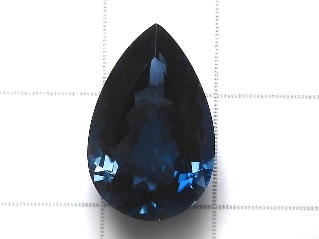 High Quality London Blue Topaz AAA Loose Stone Faceted 1pc NO.24 [One of a kind]