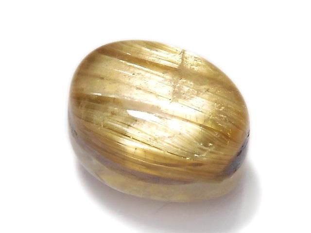 High Quality Rutilated Quartz AAA Cabochon 1pc NO.219 [One of a kind]