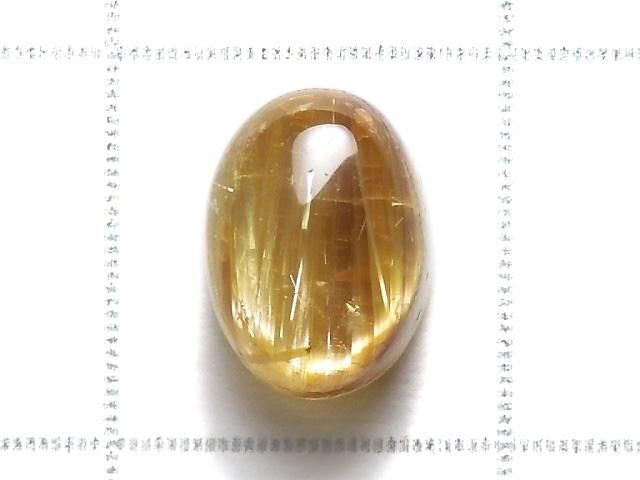 High Quality Rutilated Quartz AAA Cabochon 1pc NO.221 [One of a kind]
