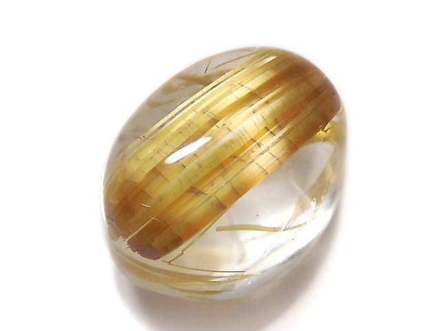 High Quality Rutilated Quartz AAA Cabochon 1pc NO.222 [One of a kind]