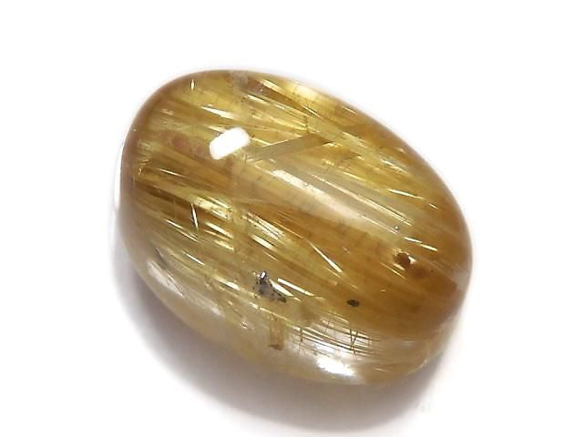 High Quality Rutilated Quartz AAA Cabochon 1pc NO.224 [One of a kind]