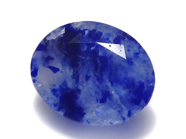 Lazurite in Sodalite Loose Stone Faceted 1pc NO.21 [One of a kind]