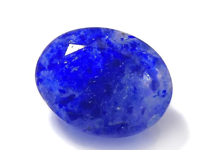 Lazurite in Sodalite Loose Stone Faceted 1pc NO.22 [One of a kind]