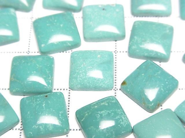 Turquoise AA++ Square Cabochon 10x10mm [Blue] 2pcs