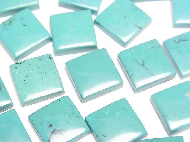Turquoise AAA- Square Cabochon 10x10mm 5pcs