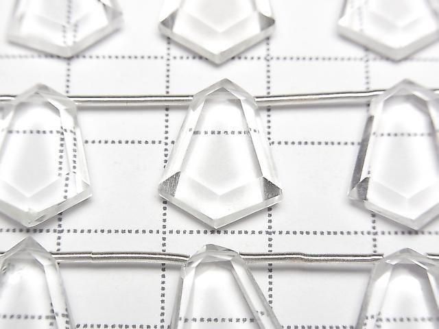 High Quality AAA Flat Hexagon Cut Crystal 16x12mm 1 Strand (6pcs)