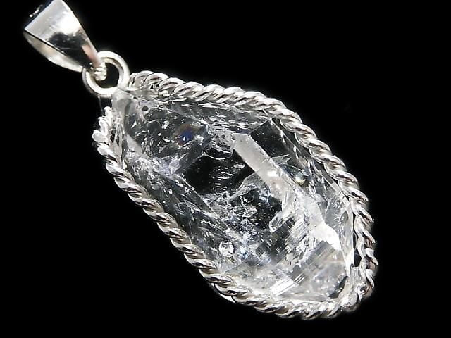 NYHerkimer Diamond Pendant Silver925 NO.42 [One of a kind]