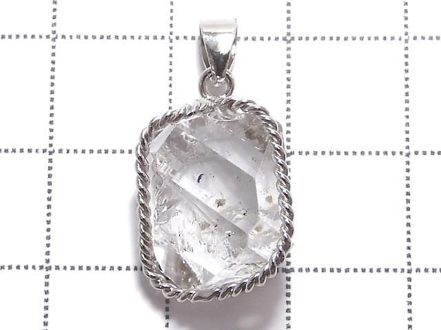 NYHerkimer Diamond Pendant Silver925 NO.45 [One of a kind]