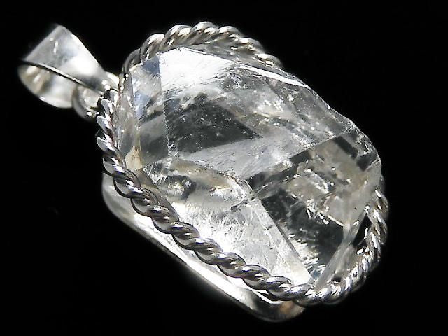 NYHerkimer Diamond Pendant Silver925 NO.46 [One of a kind]