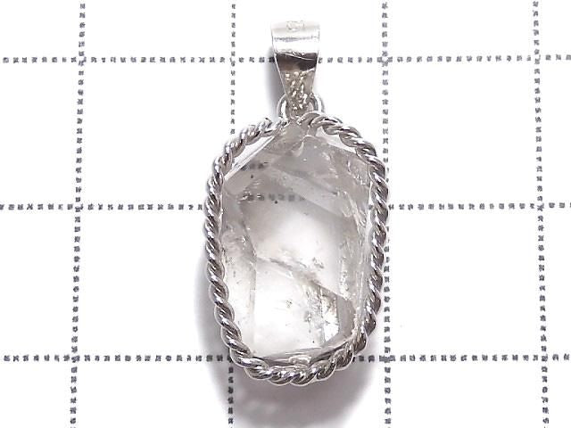 NYHerkimer Diamond Pendant Silver925 NO.46 [One of a kind]