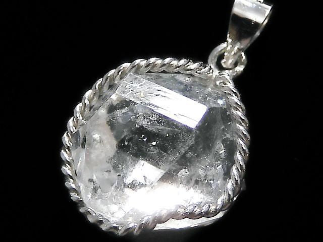 NYHerkimer Diamond Pendant Silver925 NO.50 [One of a kind]