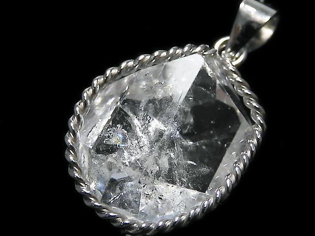 NYHerkimer Diamond Pendant Silver925 NO.55 [One of a kind]