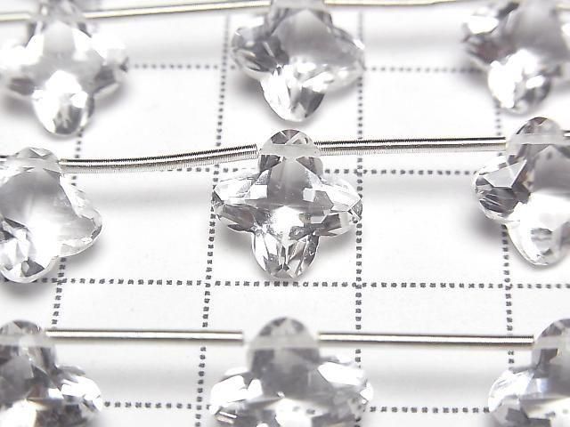 High Quality AAA Crystal Irregular Square Faceted 10x10mm (half or 1 strand) (6pcs)