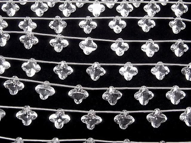 High Quality AAA Crystal Irregular Square Faceted 10x10mm (half or 1 strand) (6pcs)