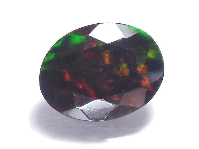 High Quality Black Opal AAA Loose Stone Faceted 1pc NO.247 [One of a kind]