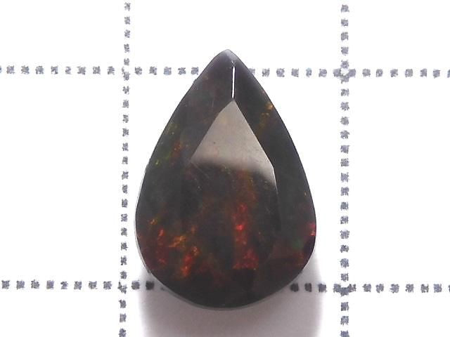 High Quality Black Opal AAA Loose Stone Faceted 1pc NO.248 [One of a kind]