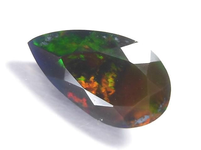 High Quality Black Opal AAA Loose Stone Faceted 1pc NO.250 [One of a kind]