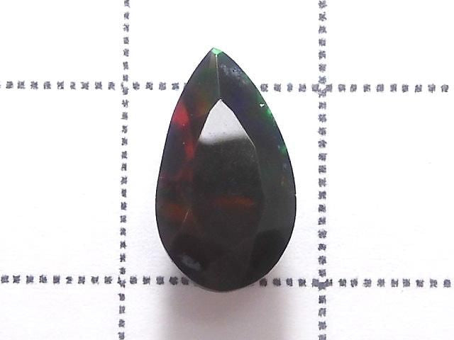 High Quality Black Opal AAA Loose Stone Faceted 1pc NO.250 [One of a kind]