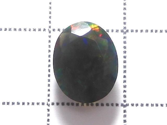 High Quality Black Opal AAA Loose Stone Faceted 1pc NO.252 [One of a kind]