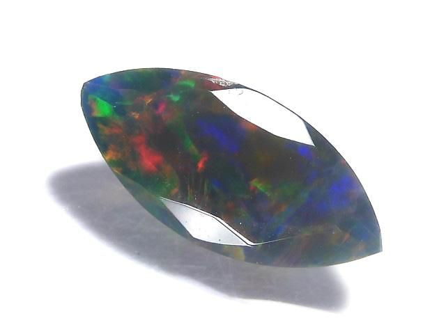 High Quality Black Opal AAA Loose Stone Faceted 1pc NO.253 [One of a kind]
