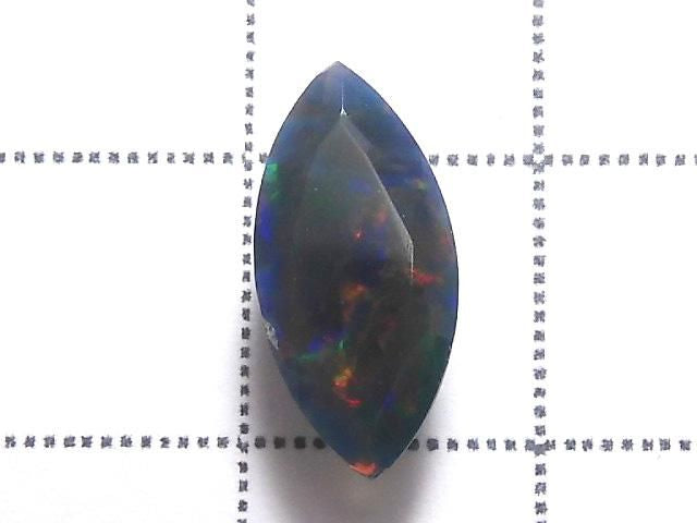 High Quality Black Opal AAA Loose Stone Faceted 1pc NO.253 [One of a kind]