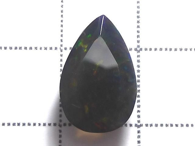 High Quality Black Opal AAA Loose Stone Faceted 1pc NO.258 [One of a kind]