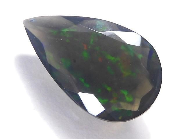 High Quality Black Opal AAA Loose Stone Faceted 1pc NO.259 [One of a kind]
