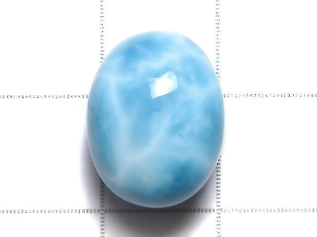 High Quality Larimar Pectolite AAA Cabochon 1pc NO.363 [One of a kind]