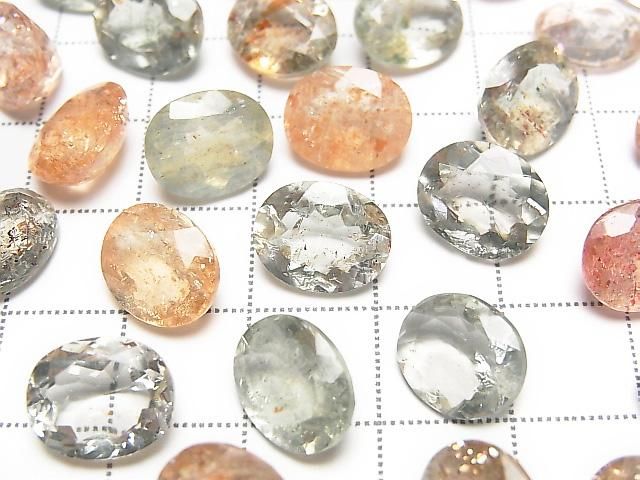 High Quality Arusha Sunstone AAA- Loose stone Oval Faceted 11x9mm 3pcs