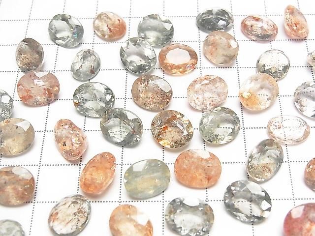 High Quality Arusha Sunstone AAA- Loose stone Oval Faceted 11x9mm 3pcs