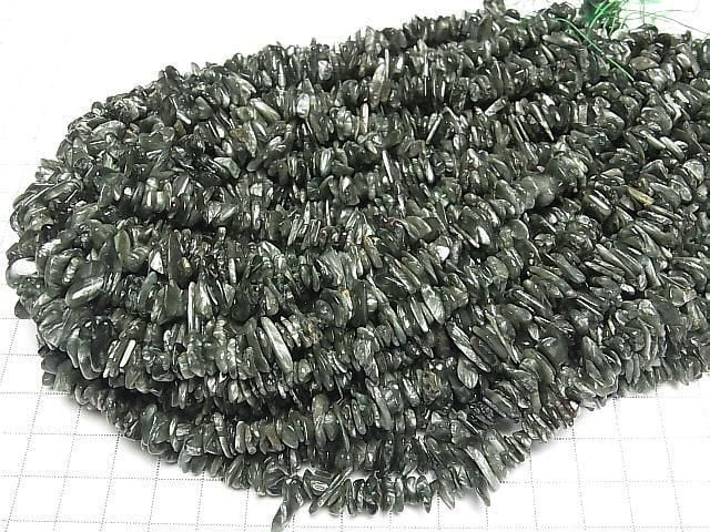 Seraphinite AA++ Chips (Small Nugget ) 1strand beads (aprx.15inch/37cm)