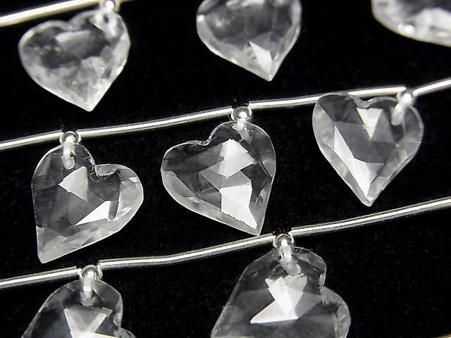 High Quality Crystal AAA Heart Cut 12x11mm Half or 1 Strand (6pcs)