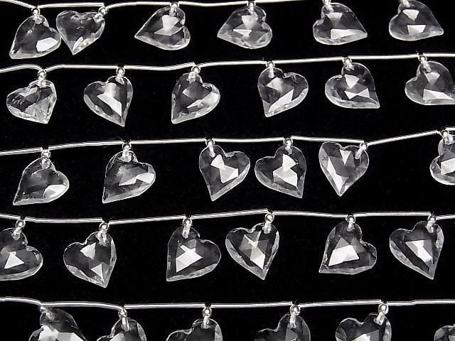High Quality Crystal AAA Heart Cut 12x11mm Half or 1 Strand (6pcs)