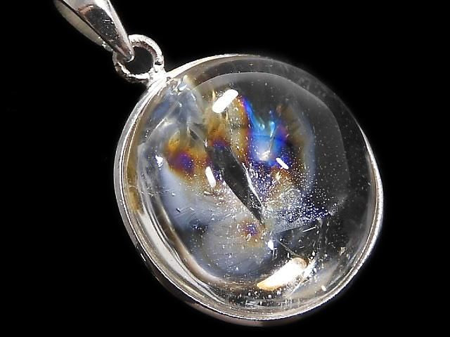 Iris Quartz AAA- Pendant Silver925 NO.7 [One of a kind]