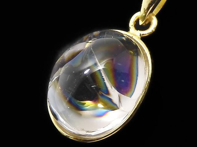 Iris Quartz AAA- Pendant Silver925 NO.12 [One of a kind]