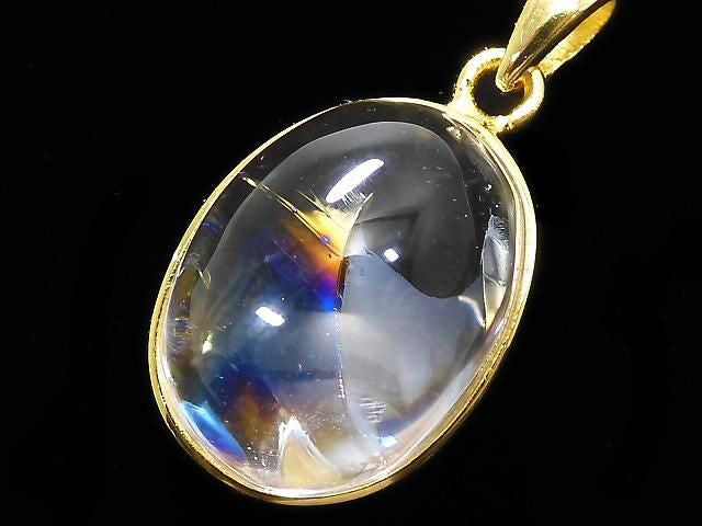 Iris Quartz AAA- Pendant Silver925 NO.15 [One of a kind]