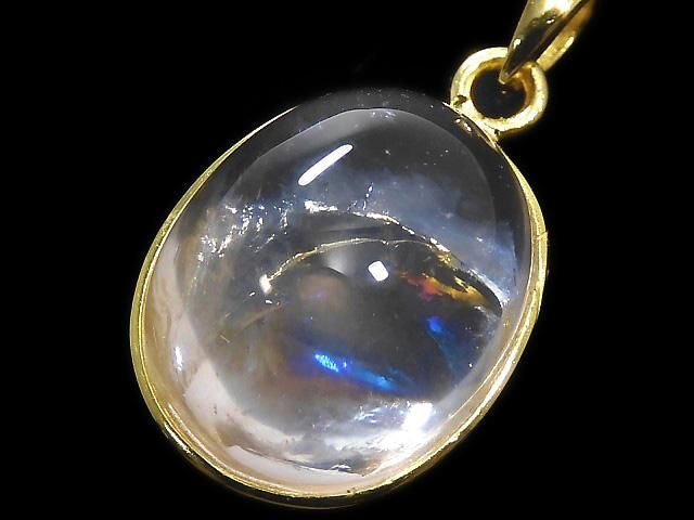 Iris Quartz AAA- Pendant Silver925 NO.20 [One of a kind]