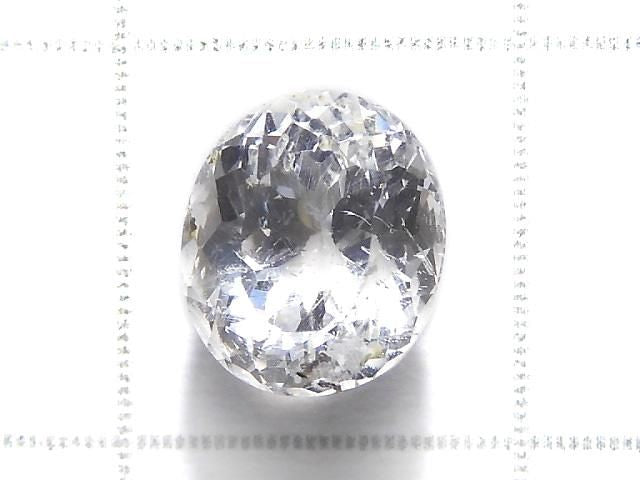 High Quality Pollucite Loose stone Faceted 1pc NO.49 [One of a kind]