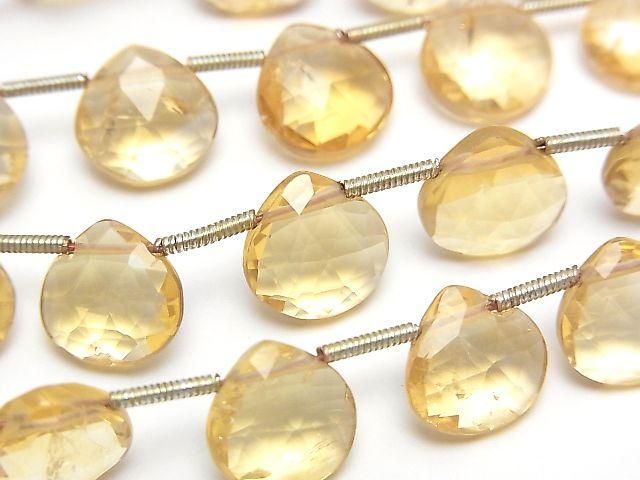 High Quality Citrine AAA- Chestnut Shape half or 1strand (10pcs )