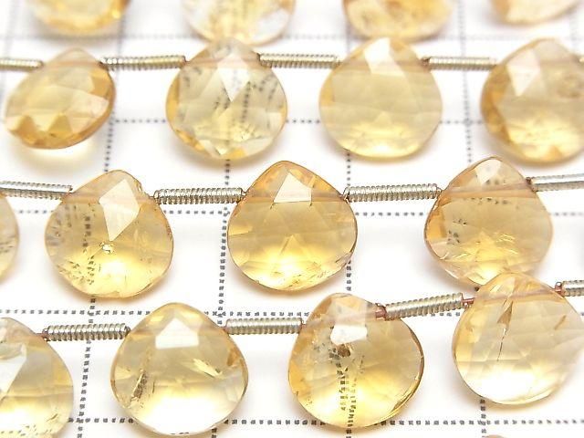 High Quality Citrine AAA- Chestnut Shape half or 1strand (10pcs )