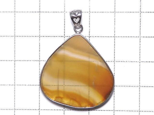 Iris Agate Pendant Silver 925 No. 4 [One of a kind]